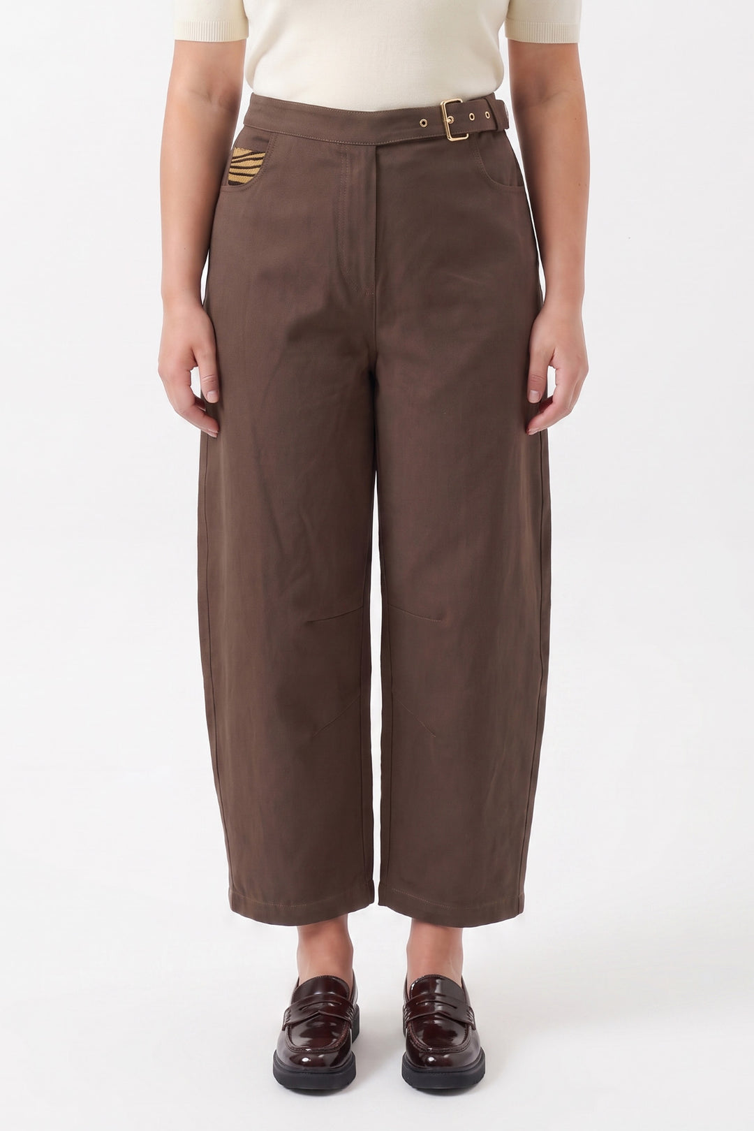 1YY1PN0152 - 17 PANTOLON KAHVERENGİ