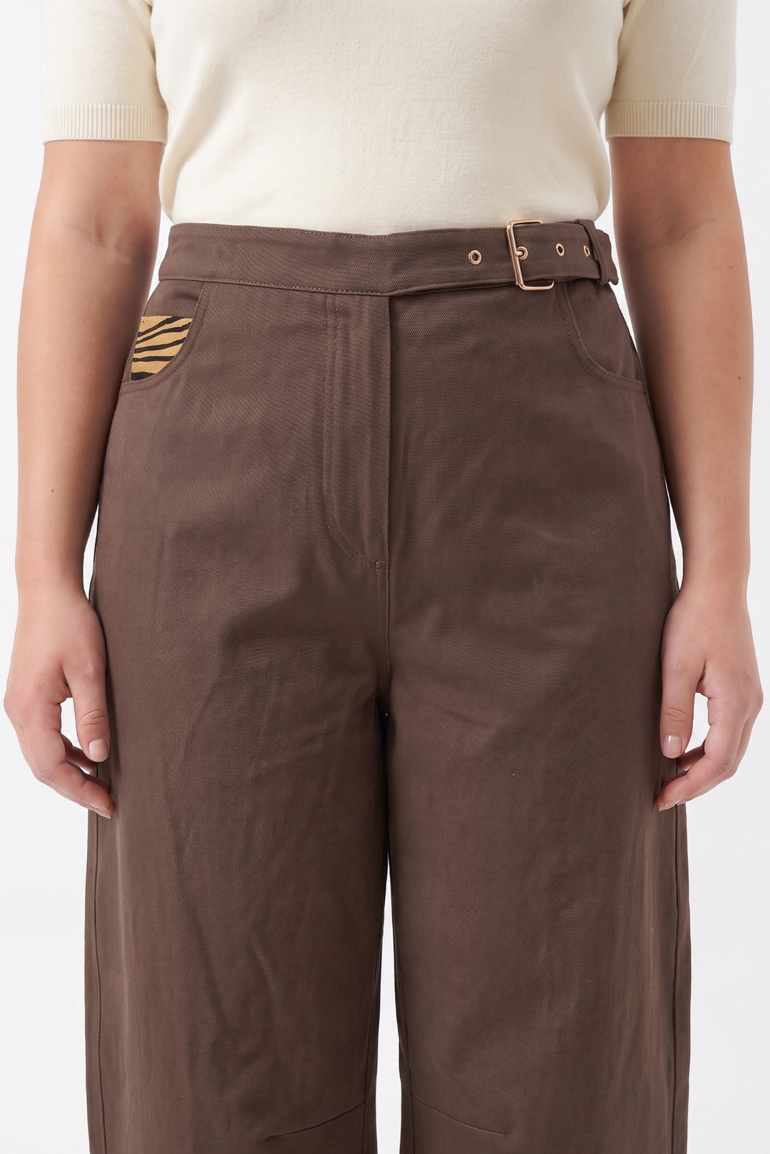 1YY1PN0152 - 17 PANTOLON KAHVERENGİ
