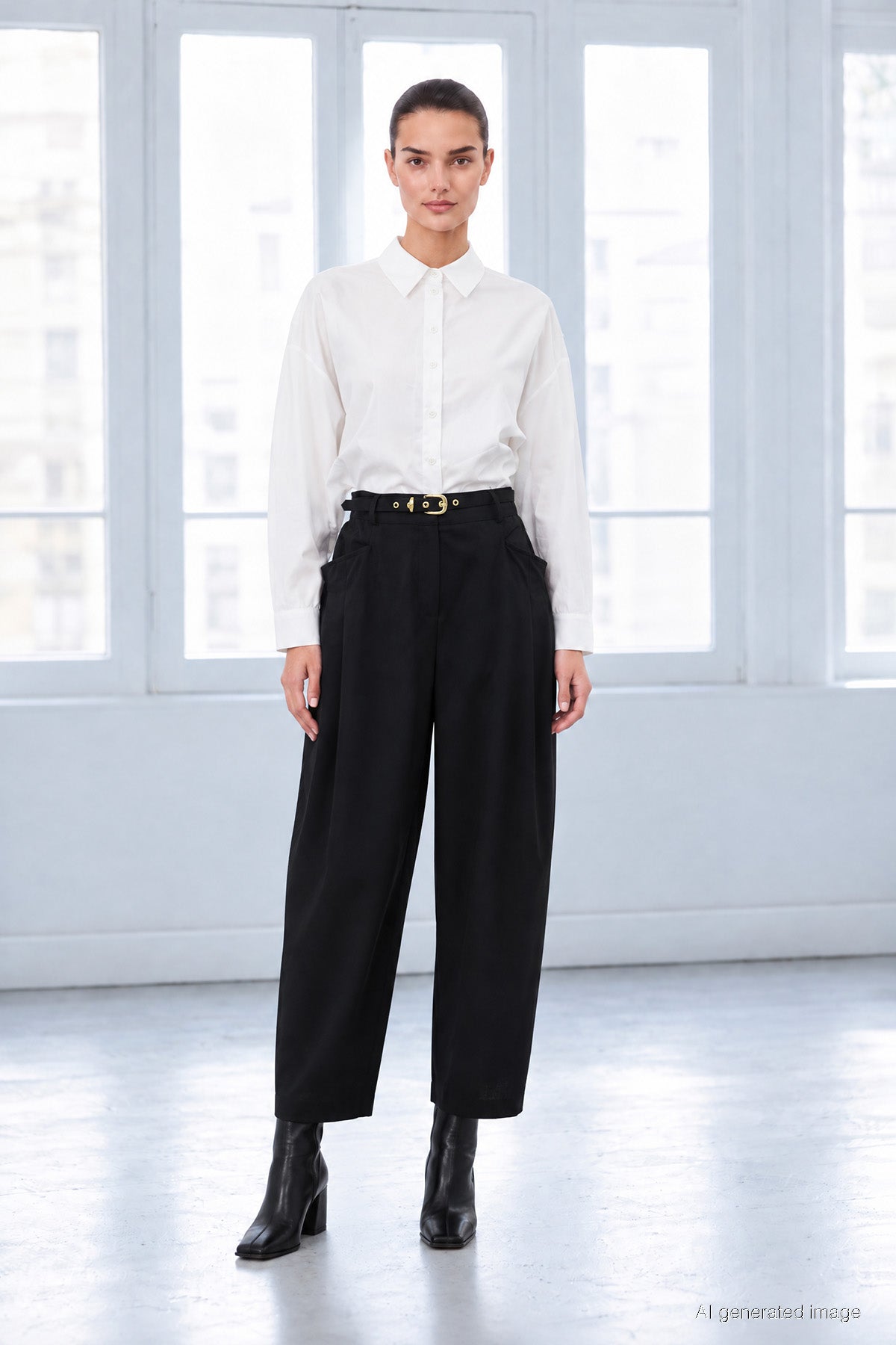 1YY1PN0158 - 436 PANTOLON SİYAH