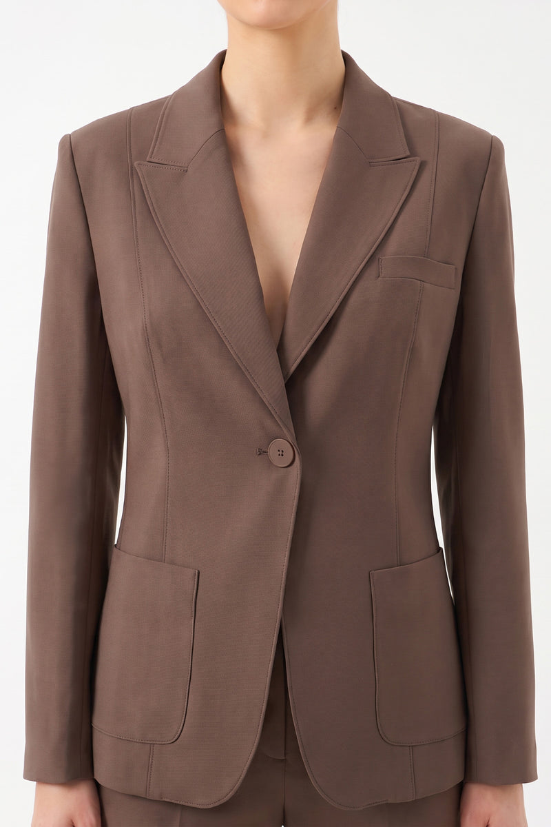 1YY1TA0115 - 435 PANTOLONLU TAKIM KAHVERENGİ