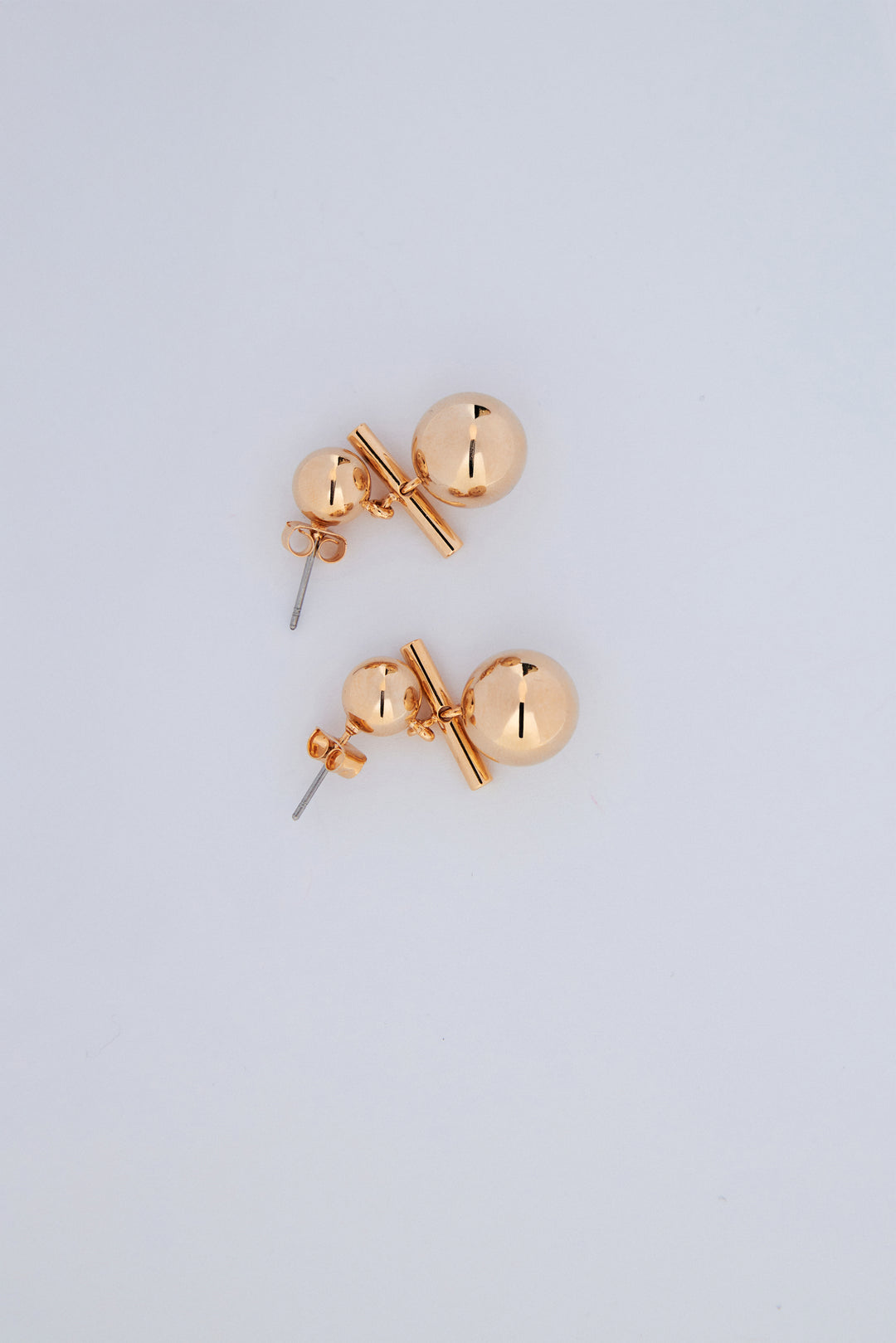 Gold Yuvarlak Sallantılı Küpe