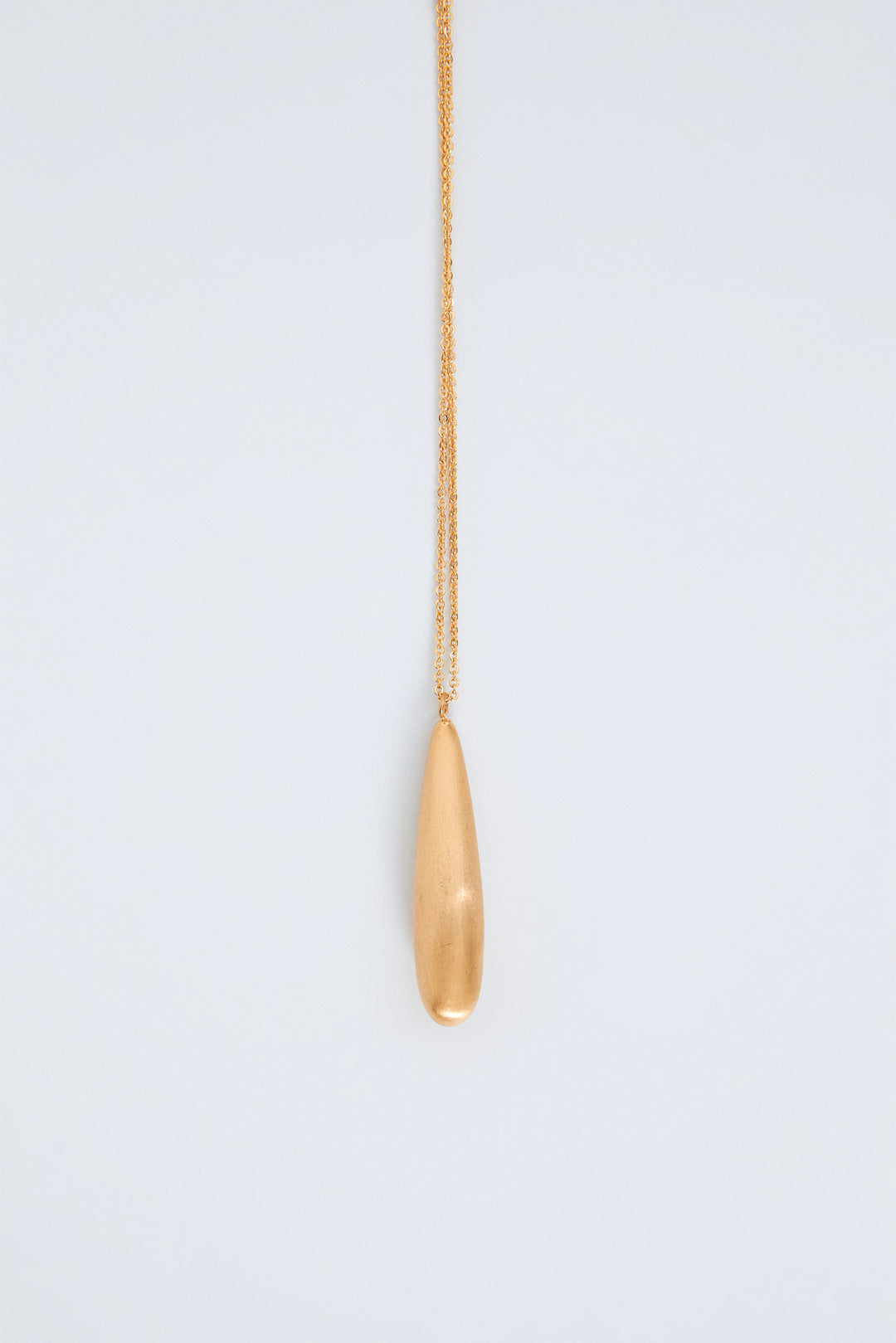 Gold Damla Formlu Kolye