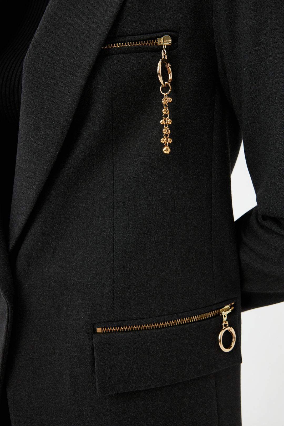 Oversize Uzun Kollu Ceket ANTRASİT