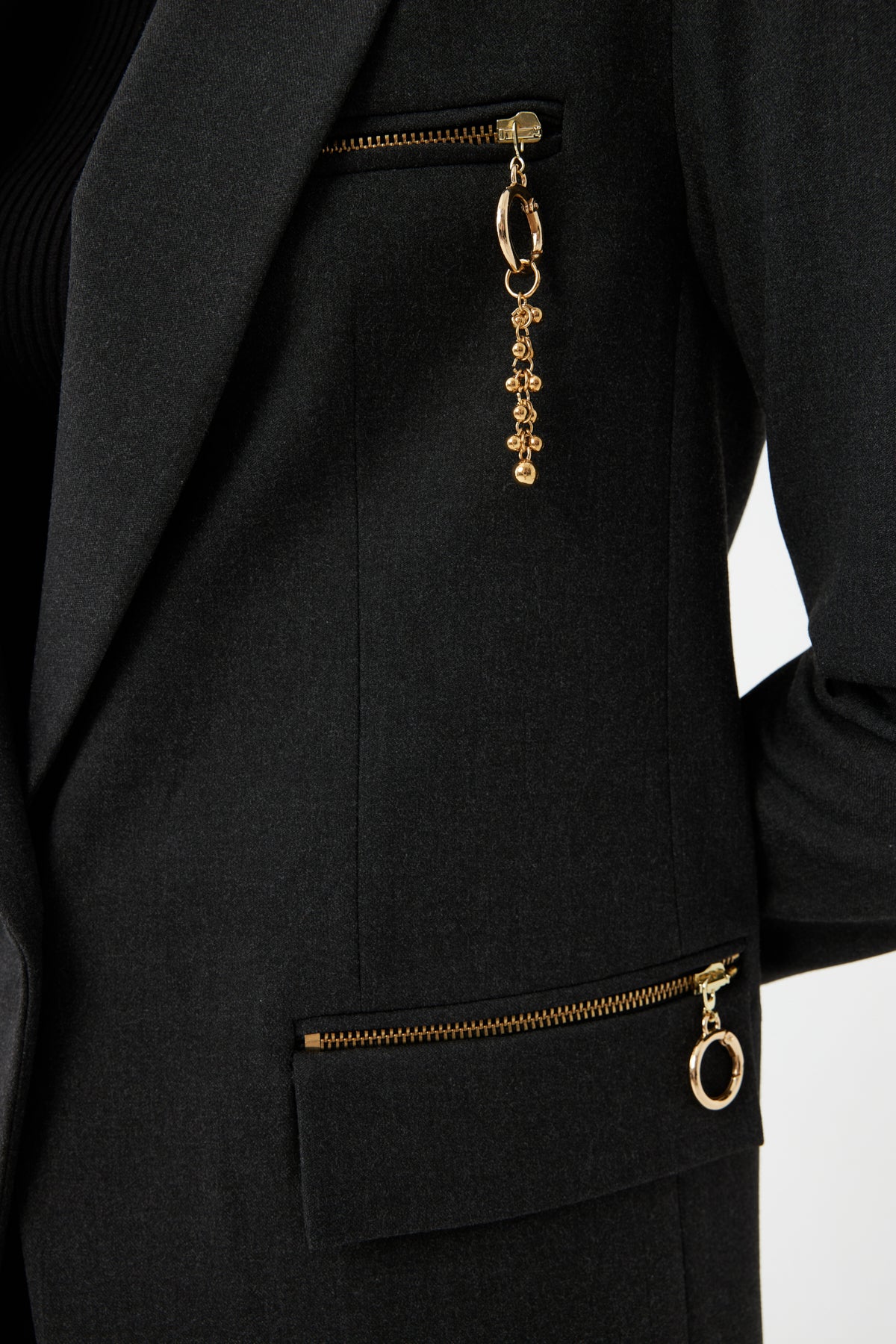 Oversize Uzun Kollu Ceket ANTRASİT