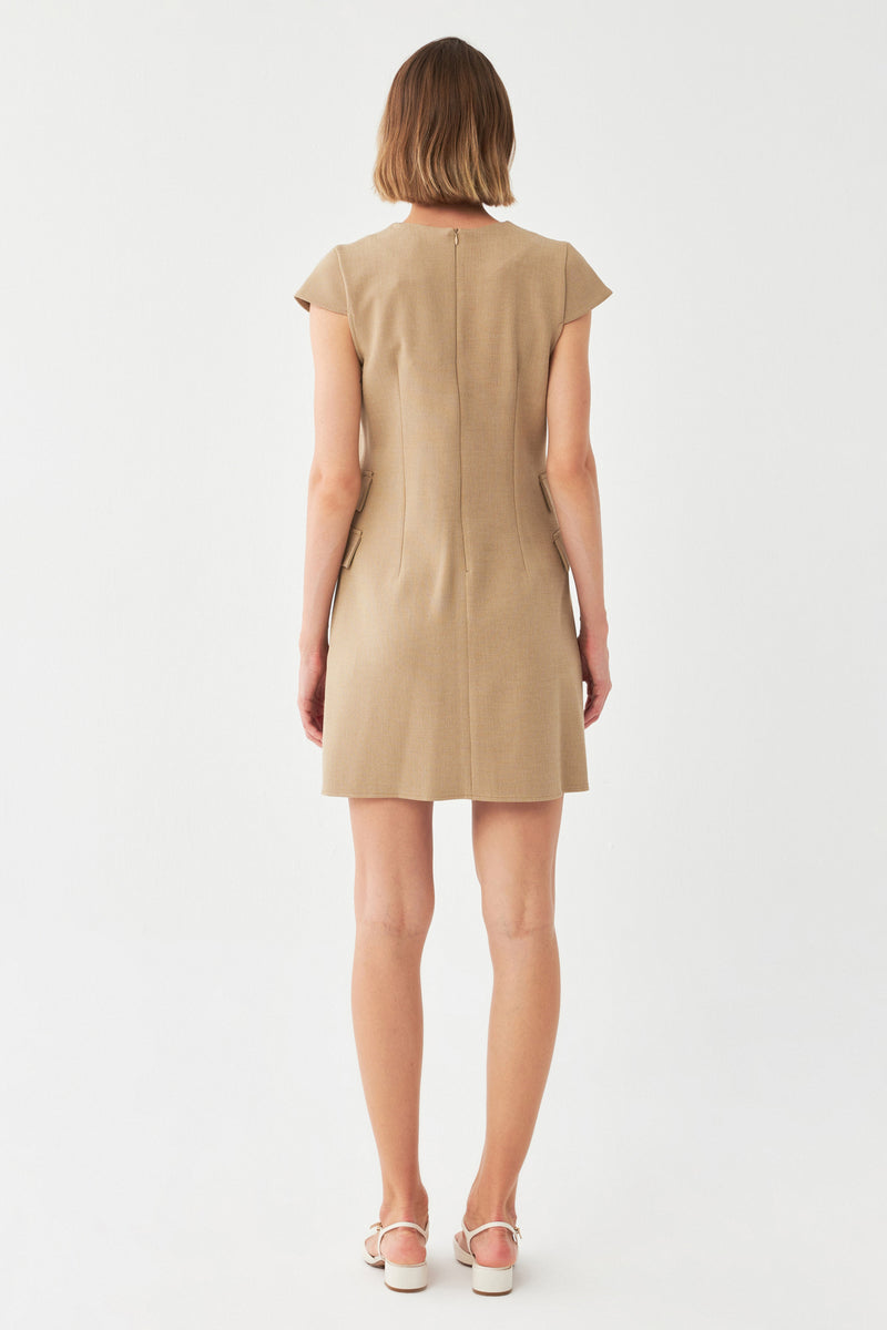 Bisiklet Yaka Mini Elbise