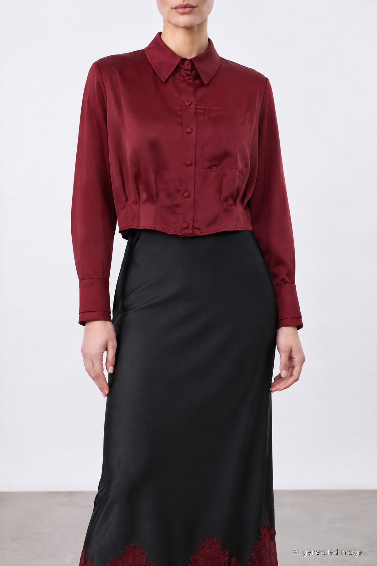 BLUZ BORDO