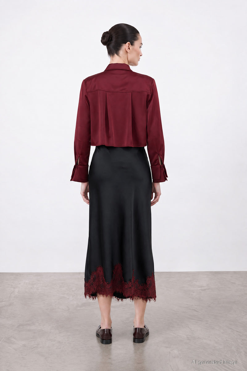 BLUZ BORDO