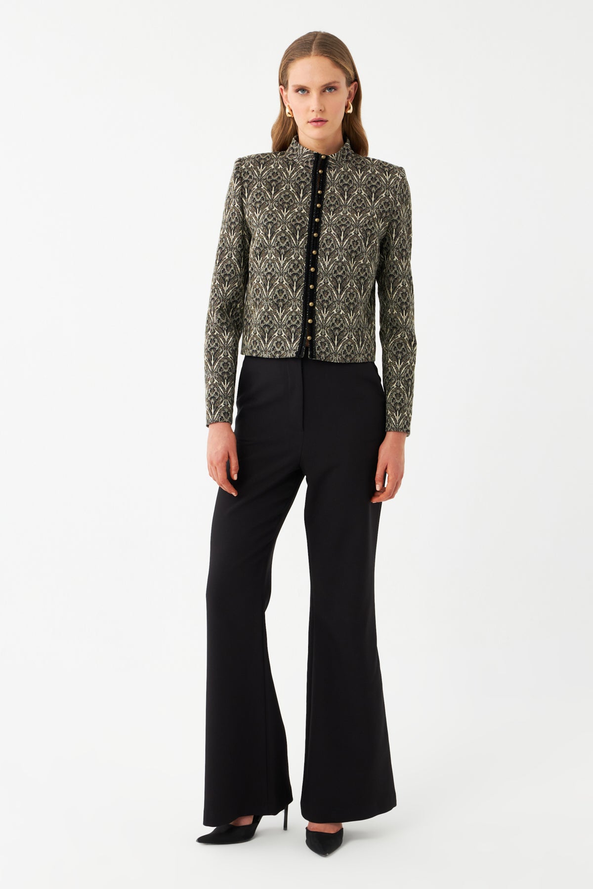 Düğmeli Blazer Ceket