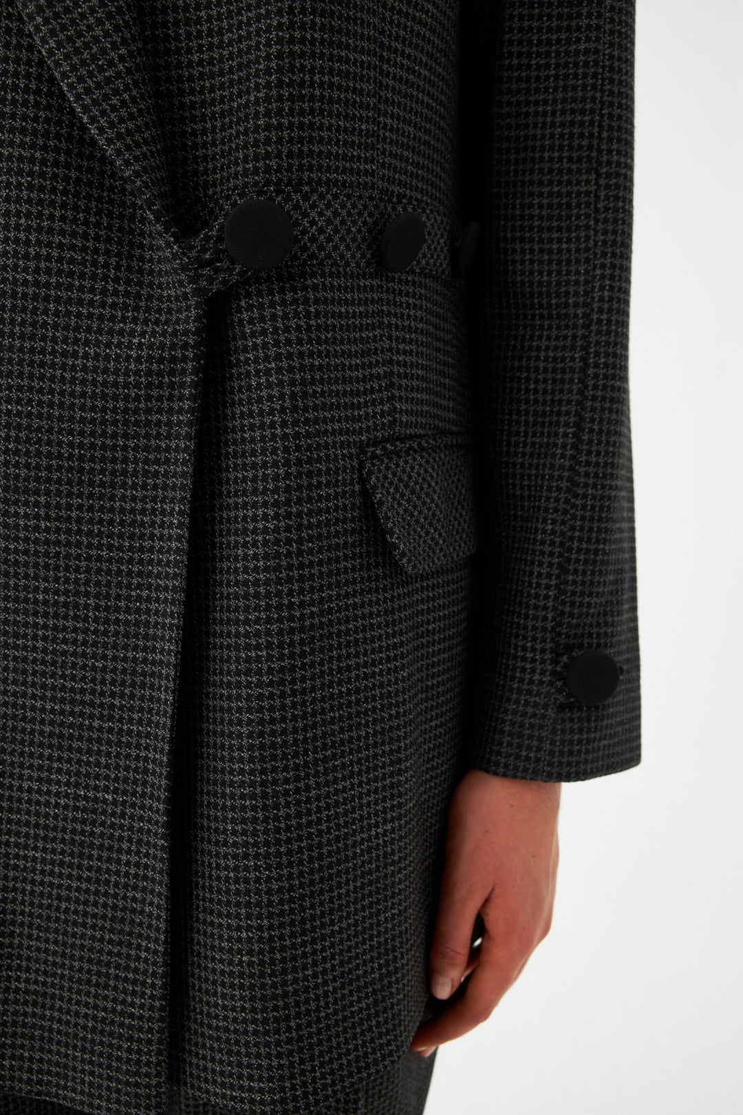 Düğme Detaylı Blazer Ceket