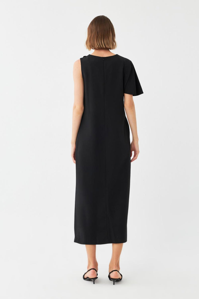 Tek Omuz Maxi Elbise