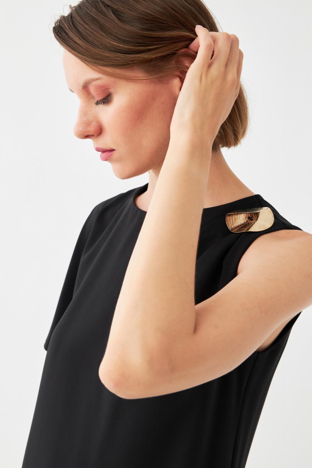 Tek Omuz Maxi Elbise