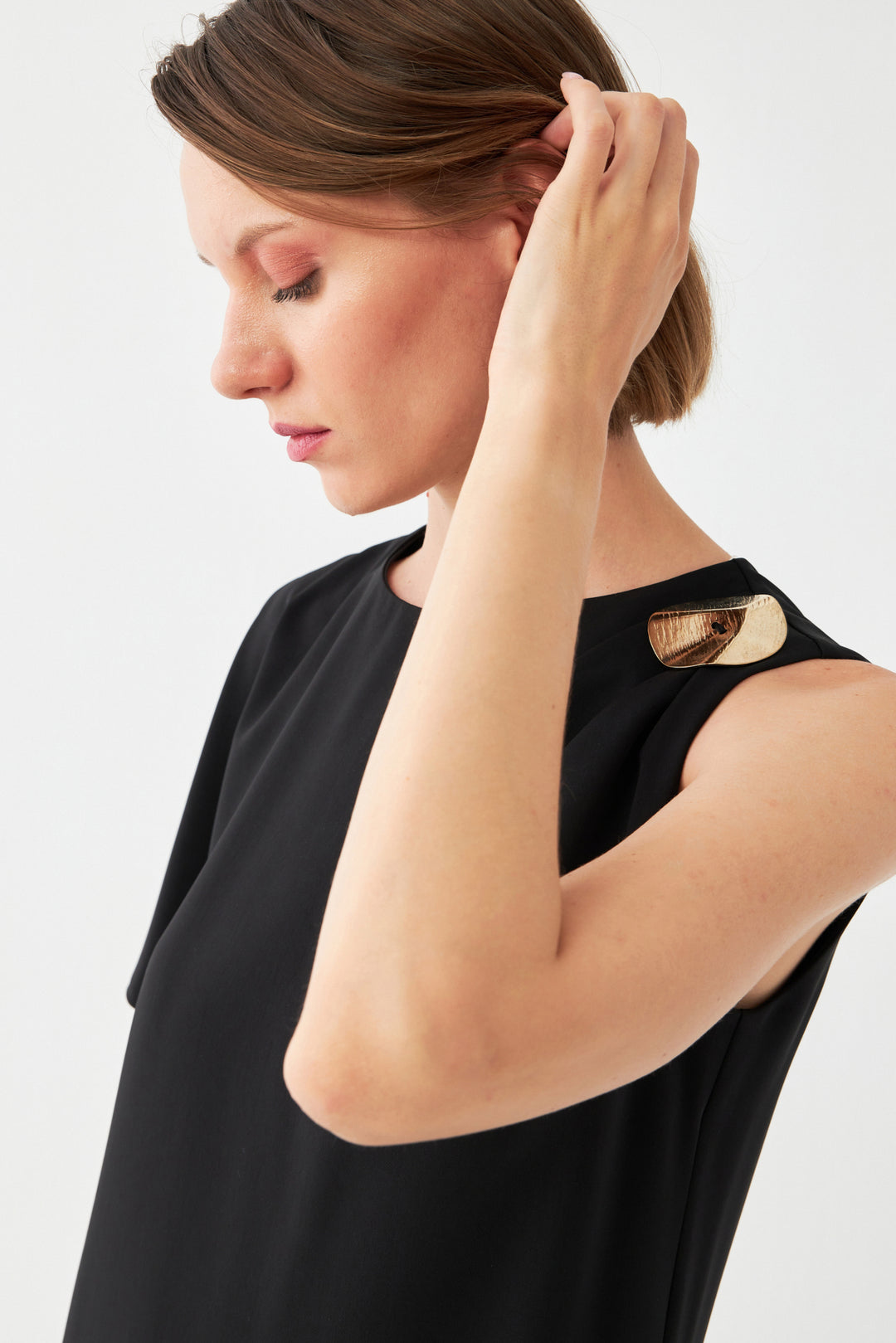 Tek Omuz Maxi Elbise