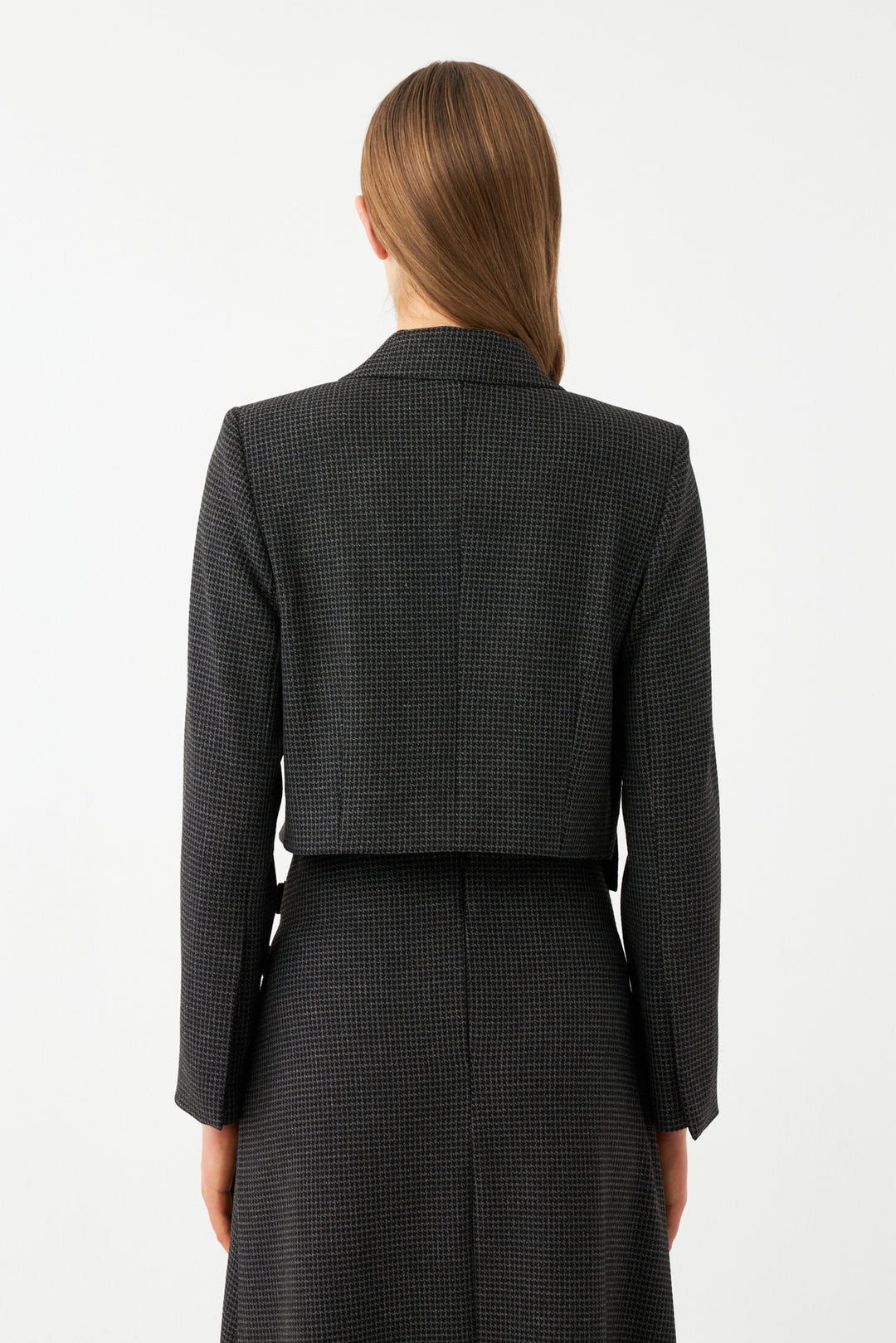 Tokalı Kemerli Blazer Ceket SİYAH