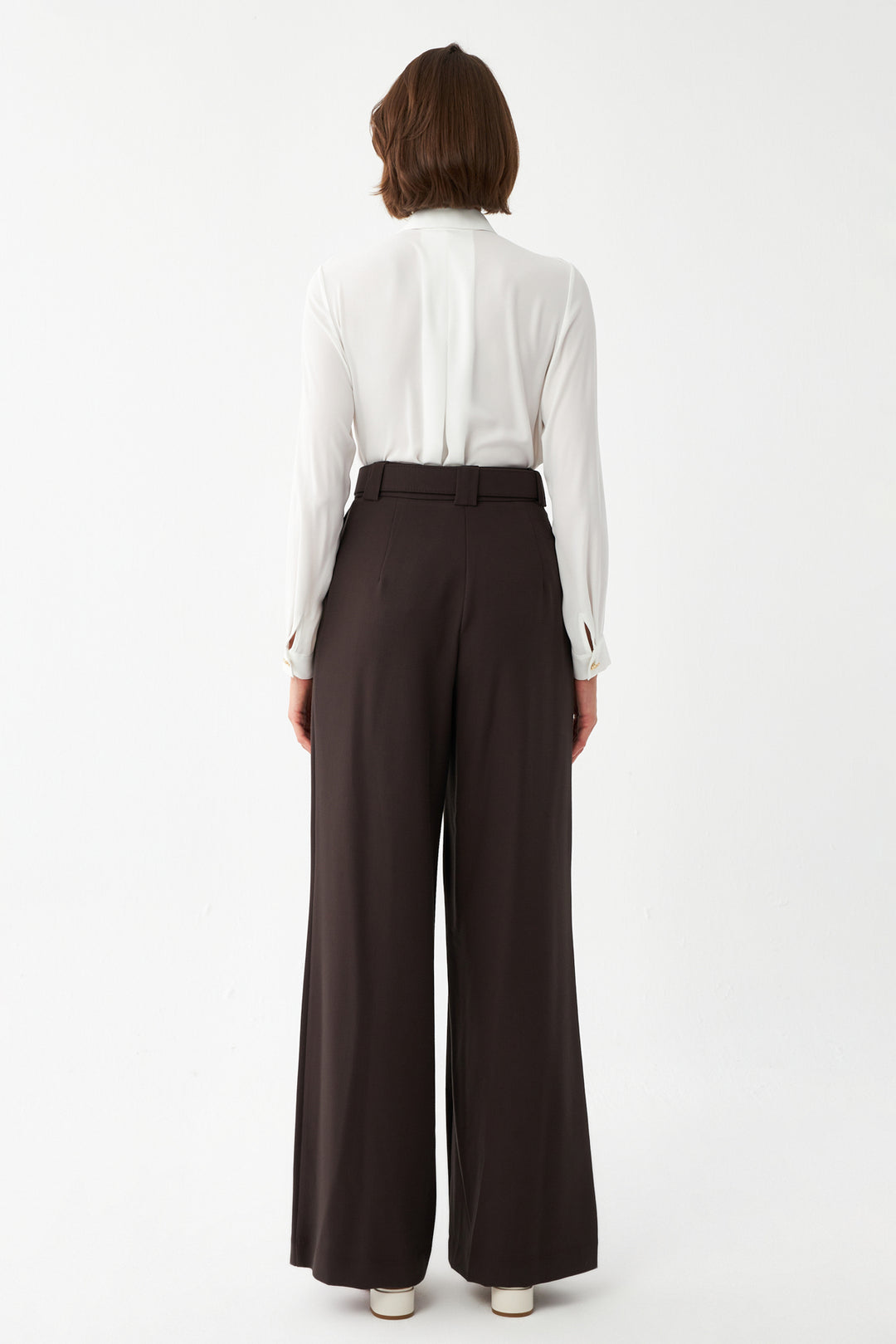 Yüksek Bel Palazzo Pantolon