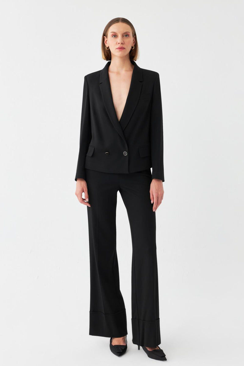 V Yaka Blazer Ceket