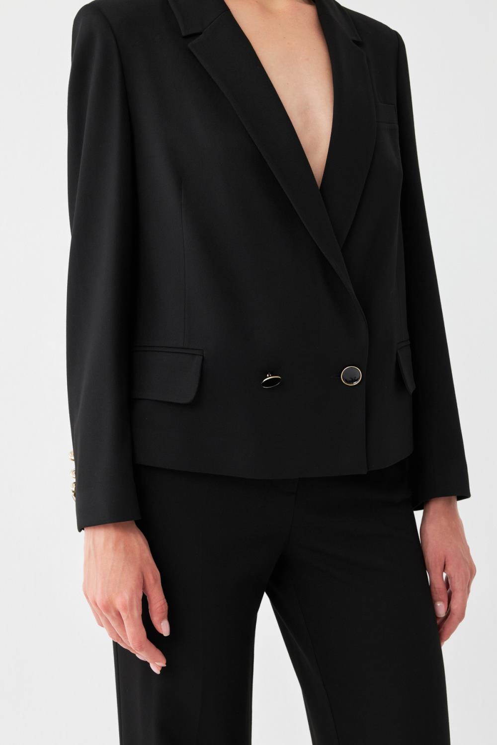 V Yaka Blazer Ceket