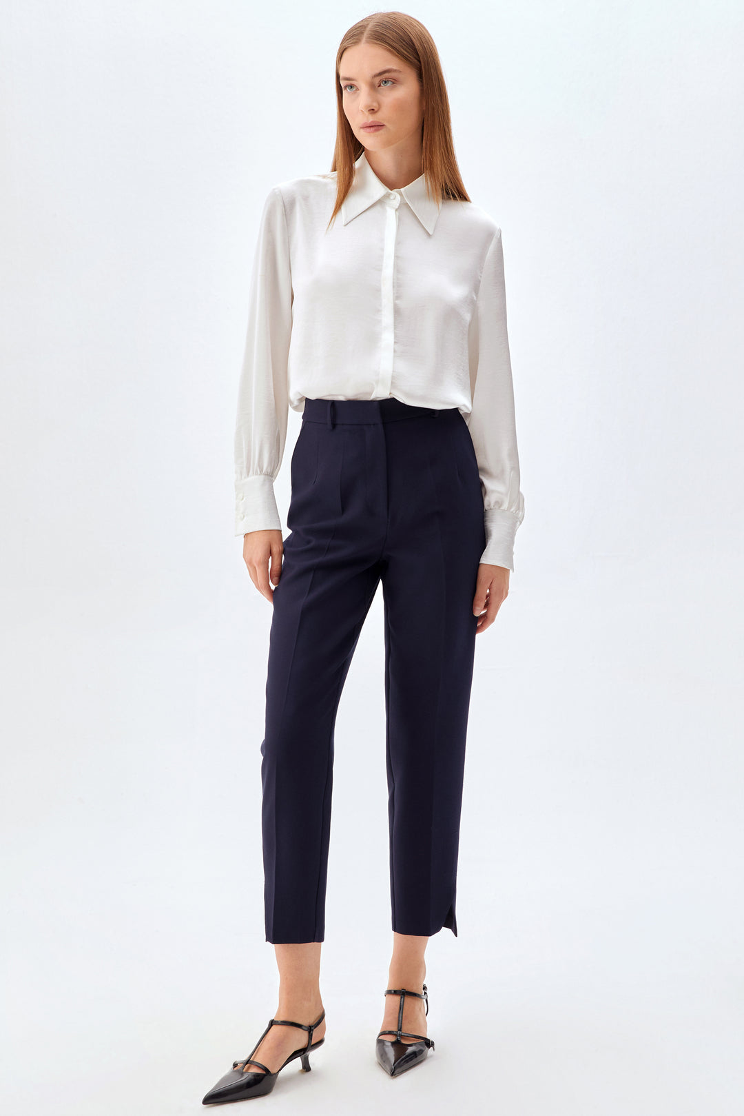 Lacivert Cigarette Pantolon LACİVERT