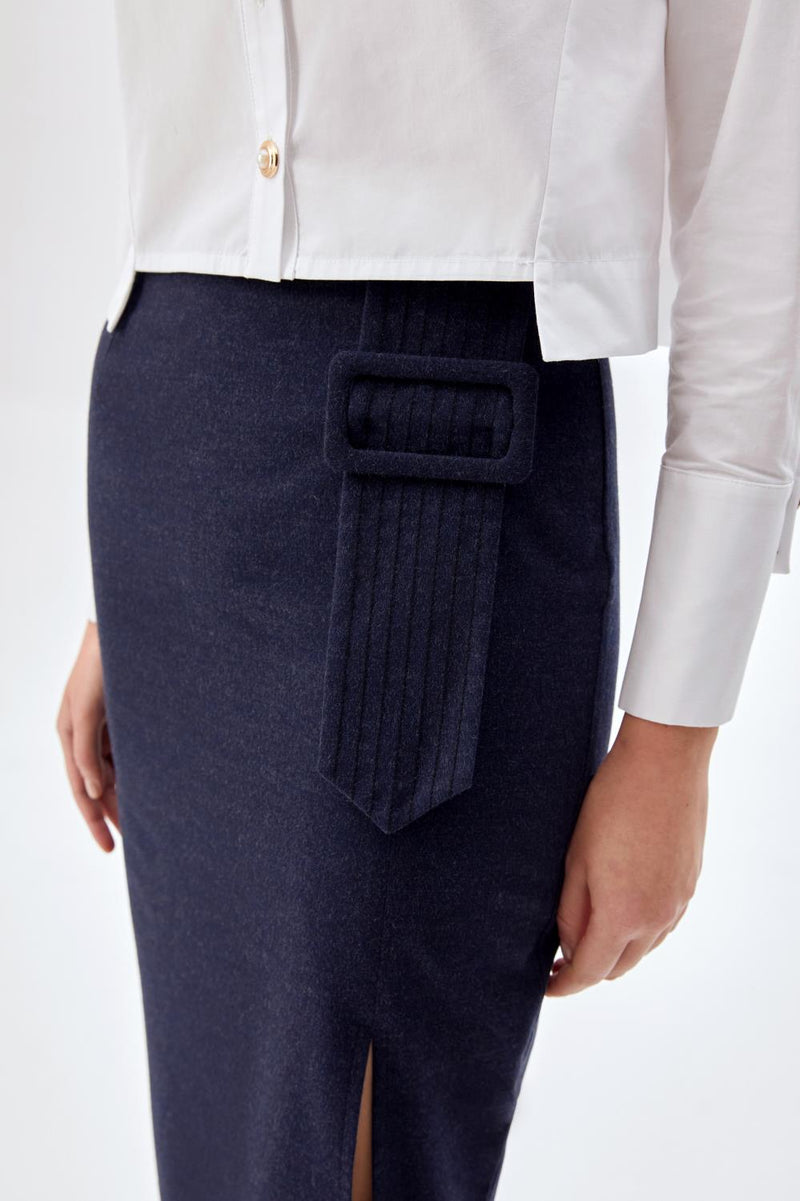 SLIM-FIT KALEM ETEK LACİVERT