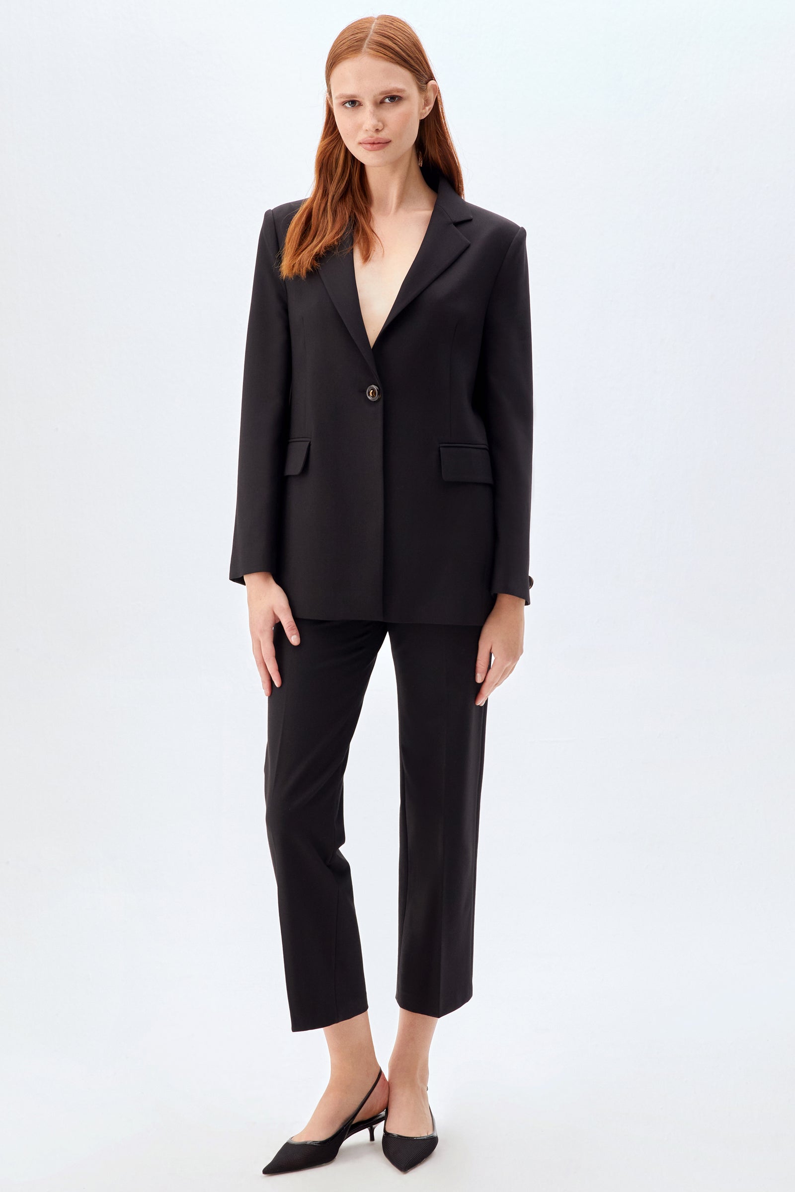 Oversize Ceket SİYAH