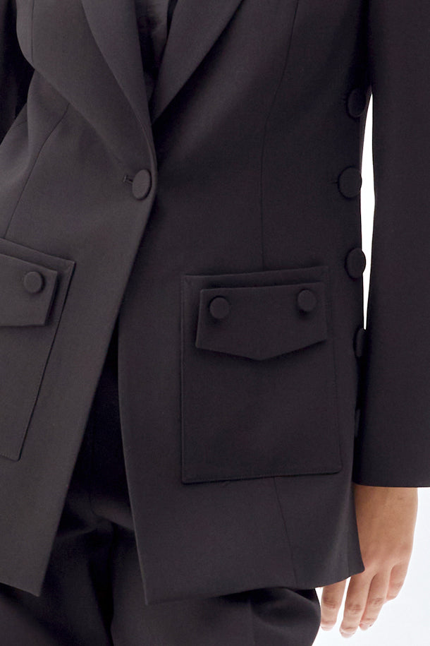 Oversize Ceket SİYAH