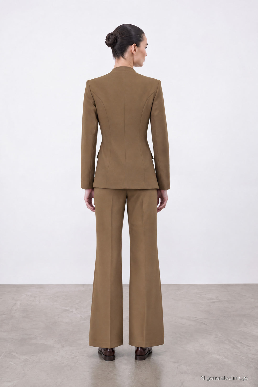 PANTOLONLU TAKIM CAMEL