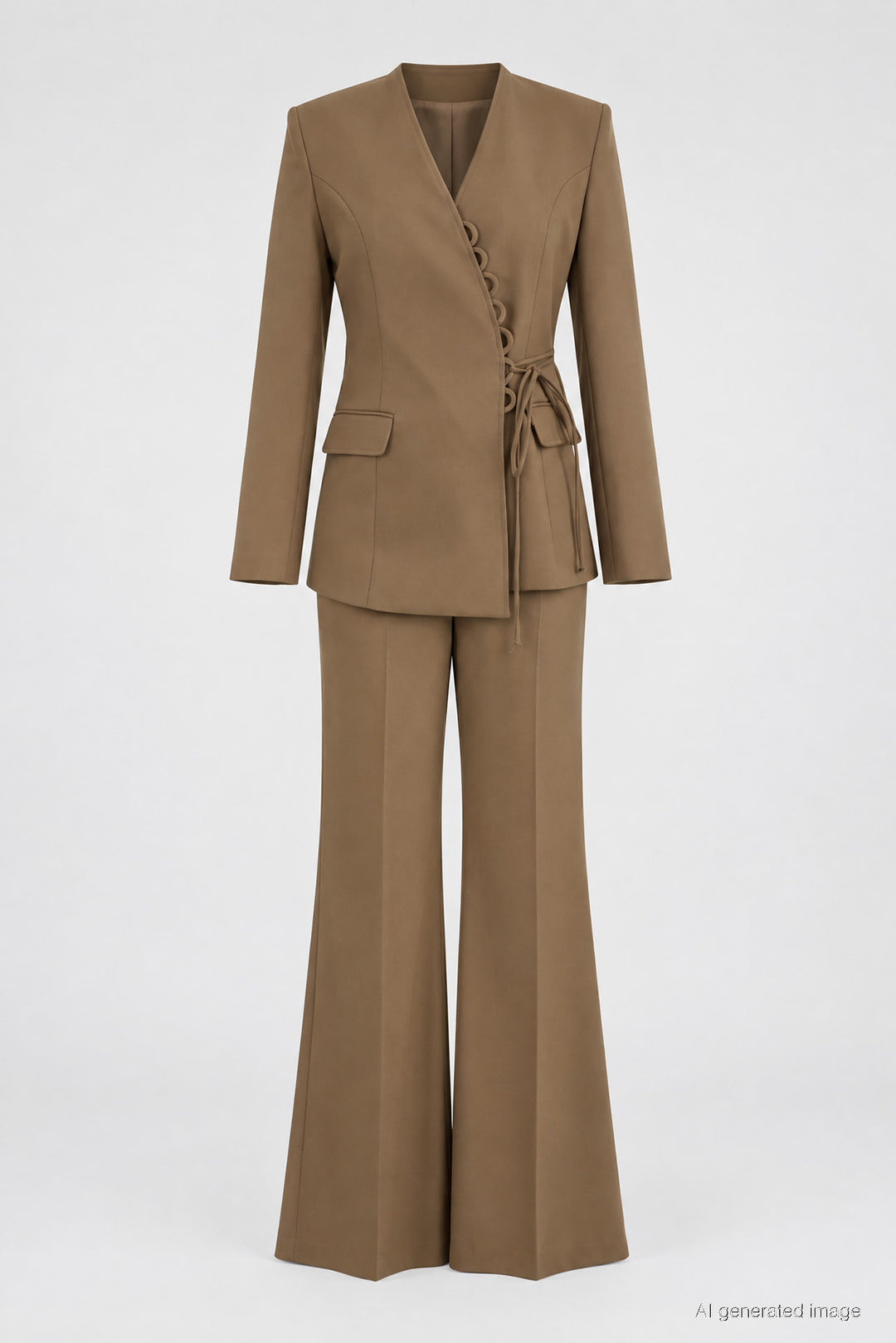PANTOLONLU TAKIM CAMEL