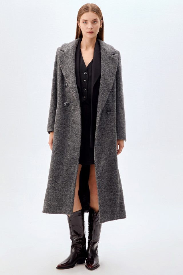 Rahat Kesim Uzun Kaban Antrasit