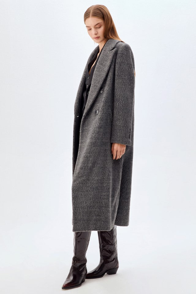 Rahat Kesim Uzun Kaban Antrasit