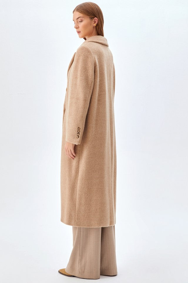 Rahat Kesim Uzun Kaban Bej