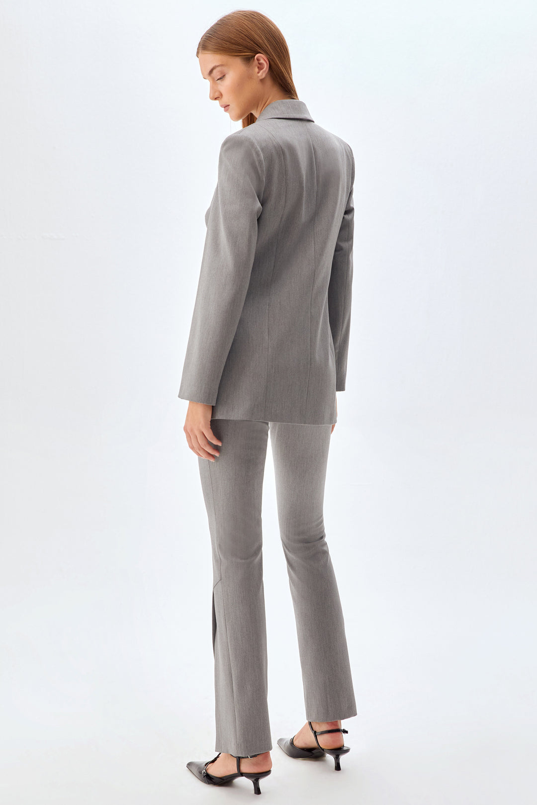 Regular Fit Ceket Pantolon Takım GRİ