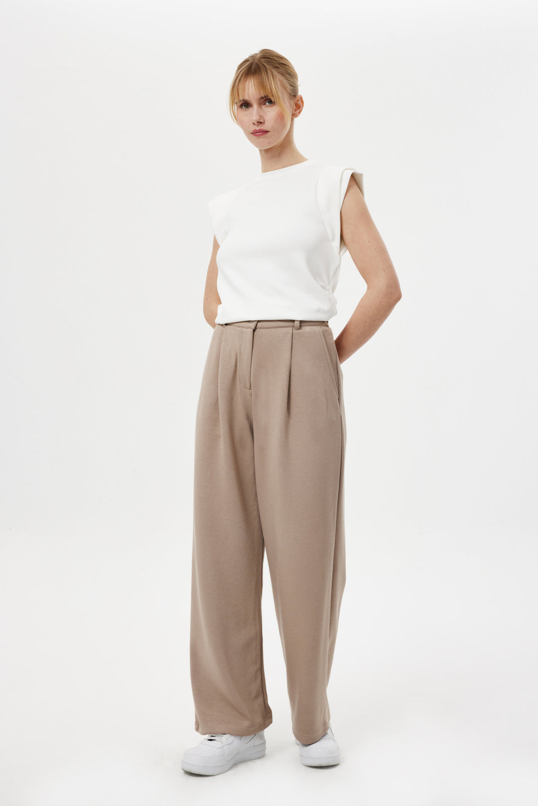 Regular-Fit Pantolon BEJ