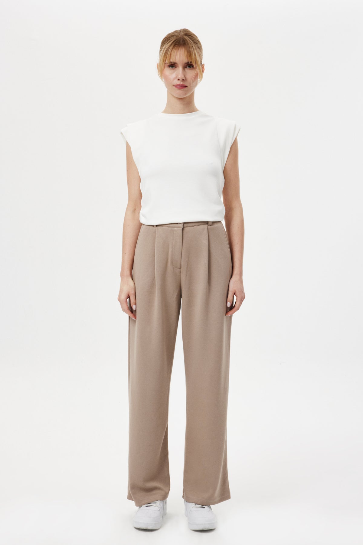 Regular-Fit Pantolon BEJ