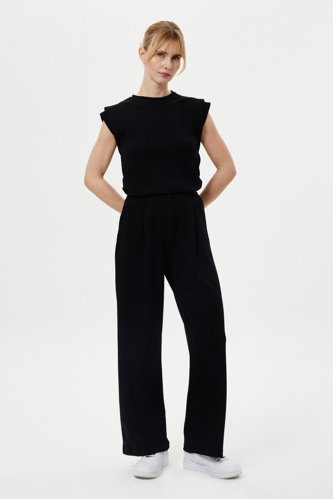 Regular-Fit Pantolon SİYAH