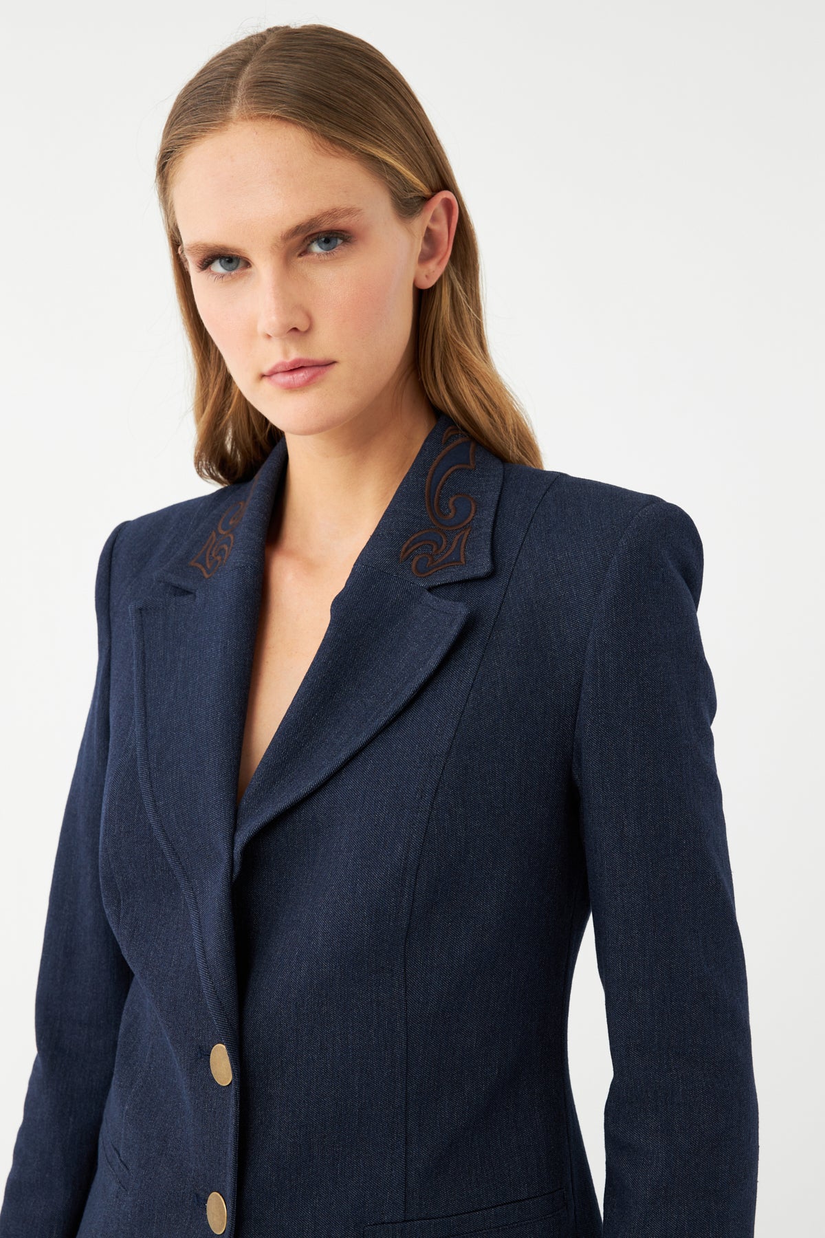 Şık-Ofis Blazer Ceket LACİVERT
