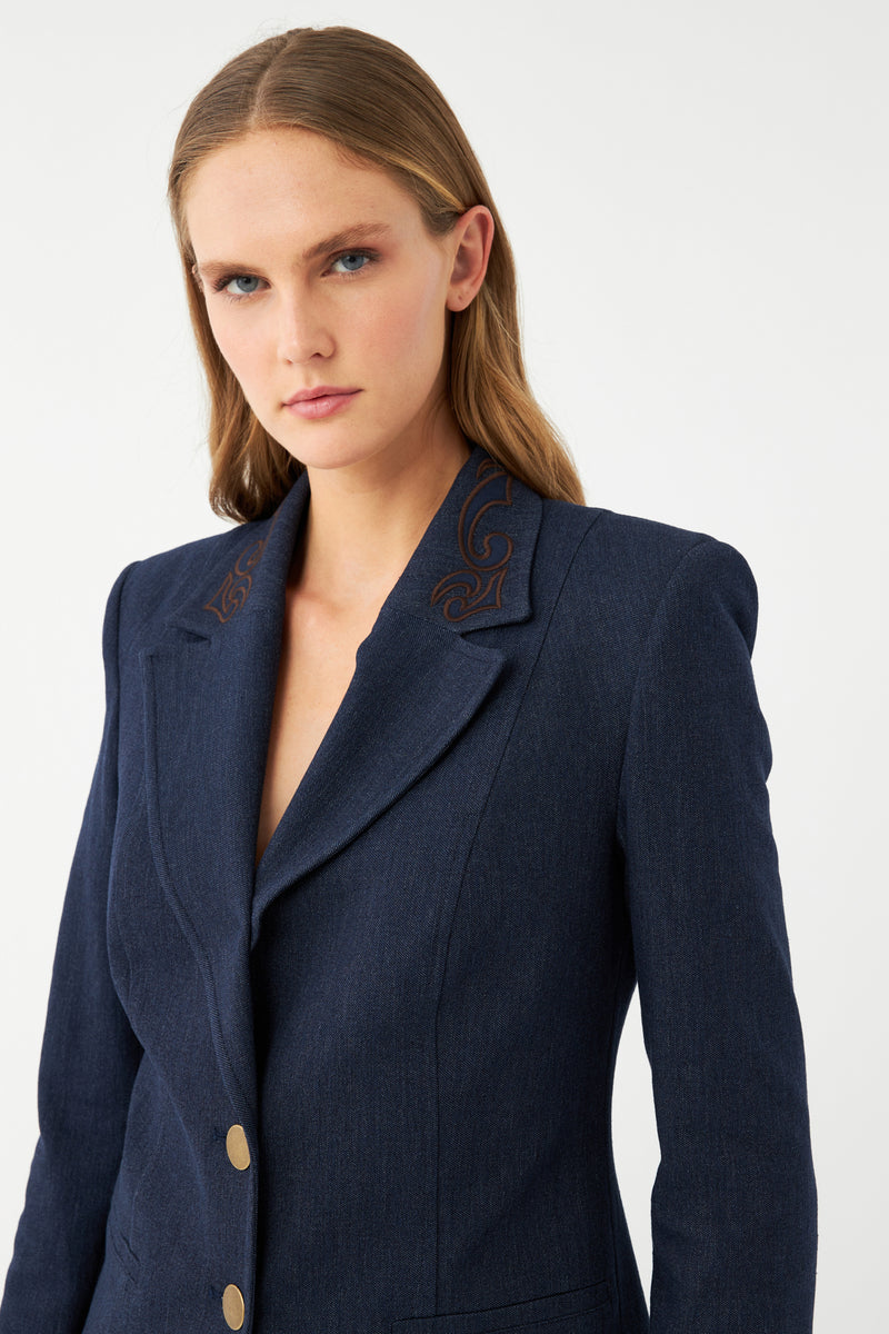 Şık-Ofis Blazer Ceket LACİVERT
