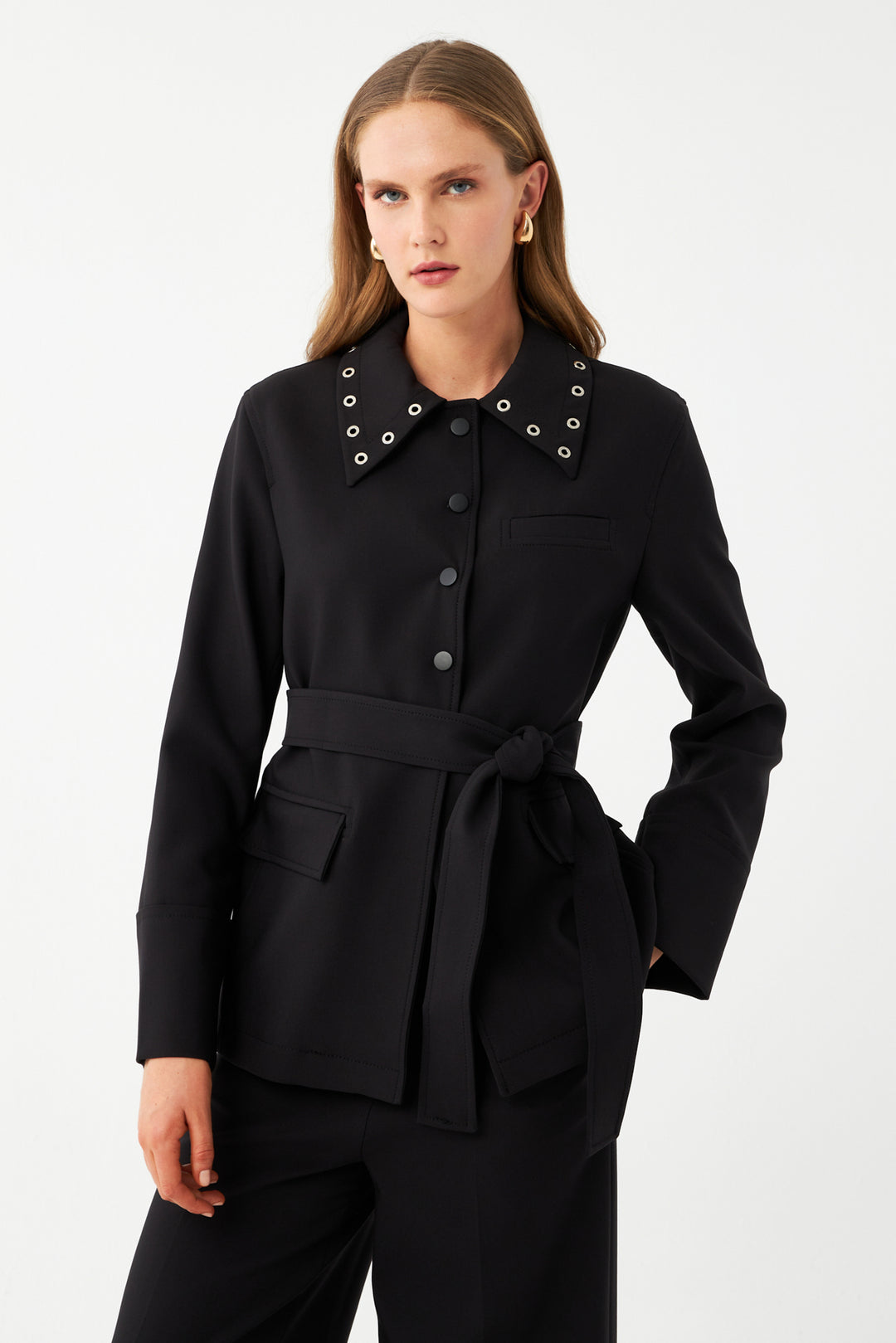 Kuşaklı Blazer Ceket