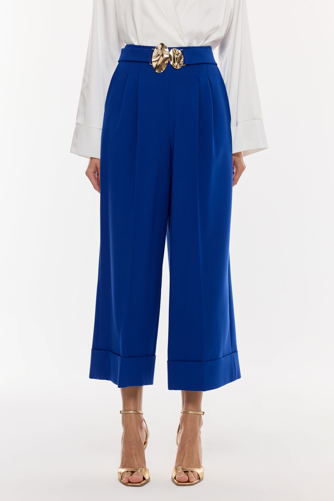 Tokalı Kısa Paça Pantolon